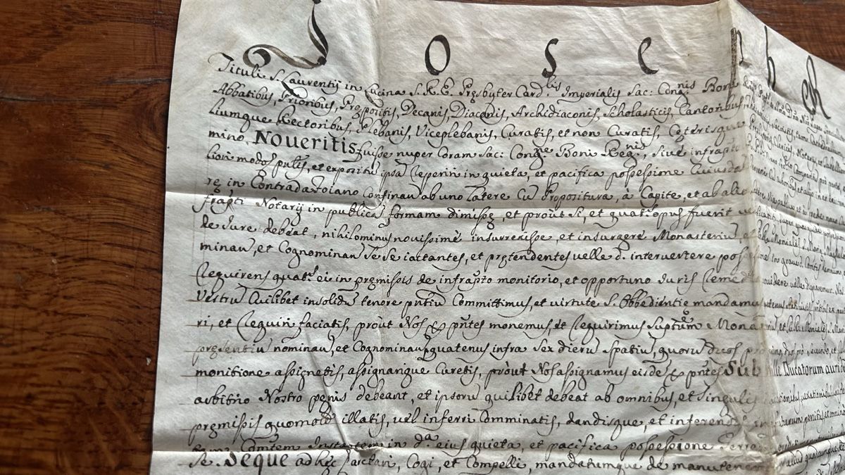 Dokumente: Pergament Handschrift Vertrag antik 18. Jh. – Gebraucht aus Riedholz von Frettchen63 4