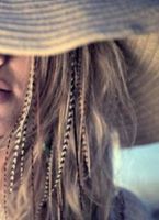 🤩BOHO-CHIC HAAR-SCHMUCK, FEDERKLAMMER INDIAN-STYLE NEU