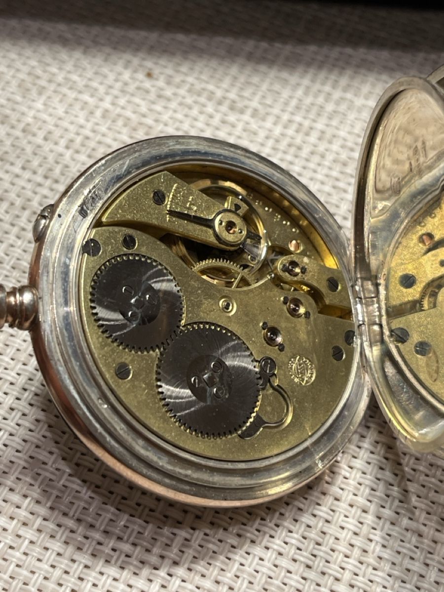 Montres: Taschenuhr 0,800 Silber  – D'occasion à Rheineck par UhrenReinhardt 3