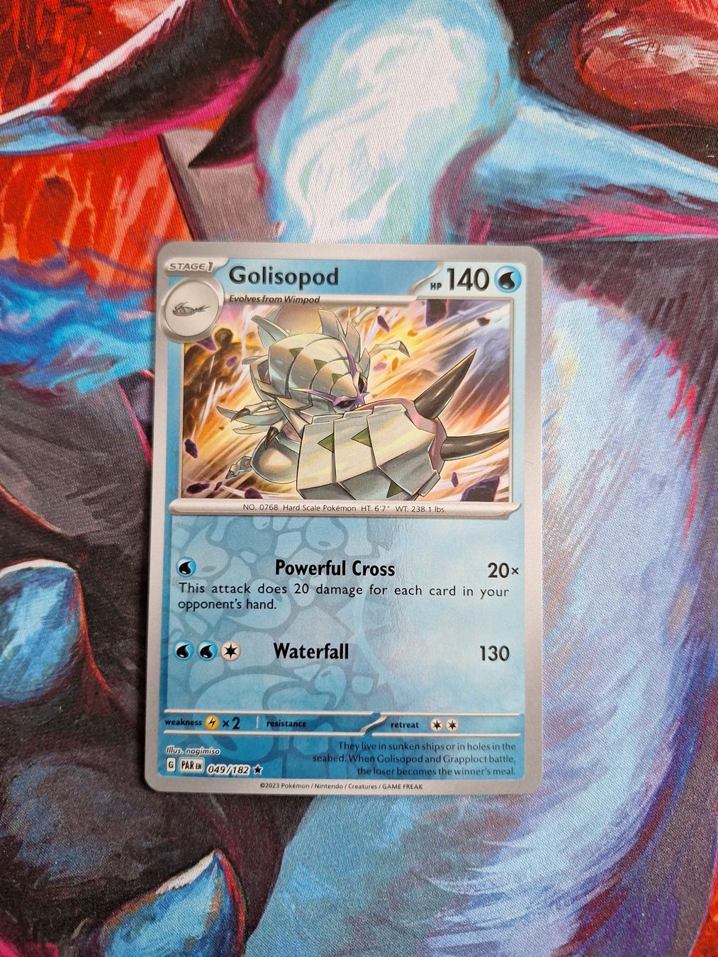 Pokémon Carte collezionabili: Golisopod - Reverse Holo - Pokemon Paradox Rift – Usato da Altstätten SG venduto da GGsGameshop