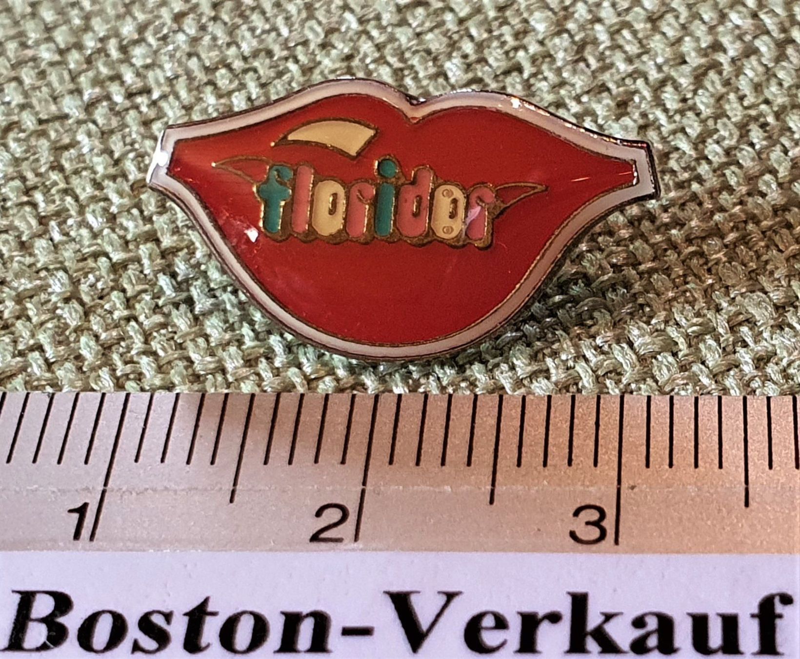 Placchette & Badge: E798B - Pin Mund Lippen Floridor – Usato da Reinach BL venduto da Boston-Verkauf 1