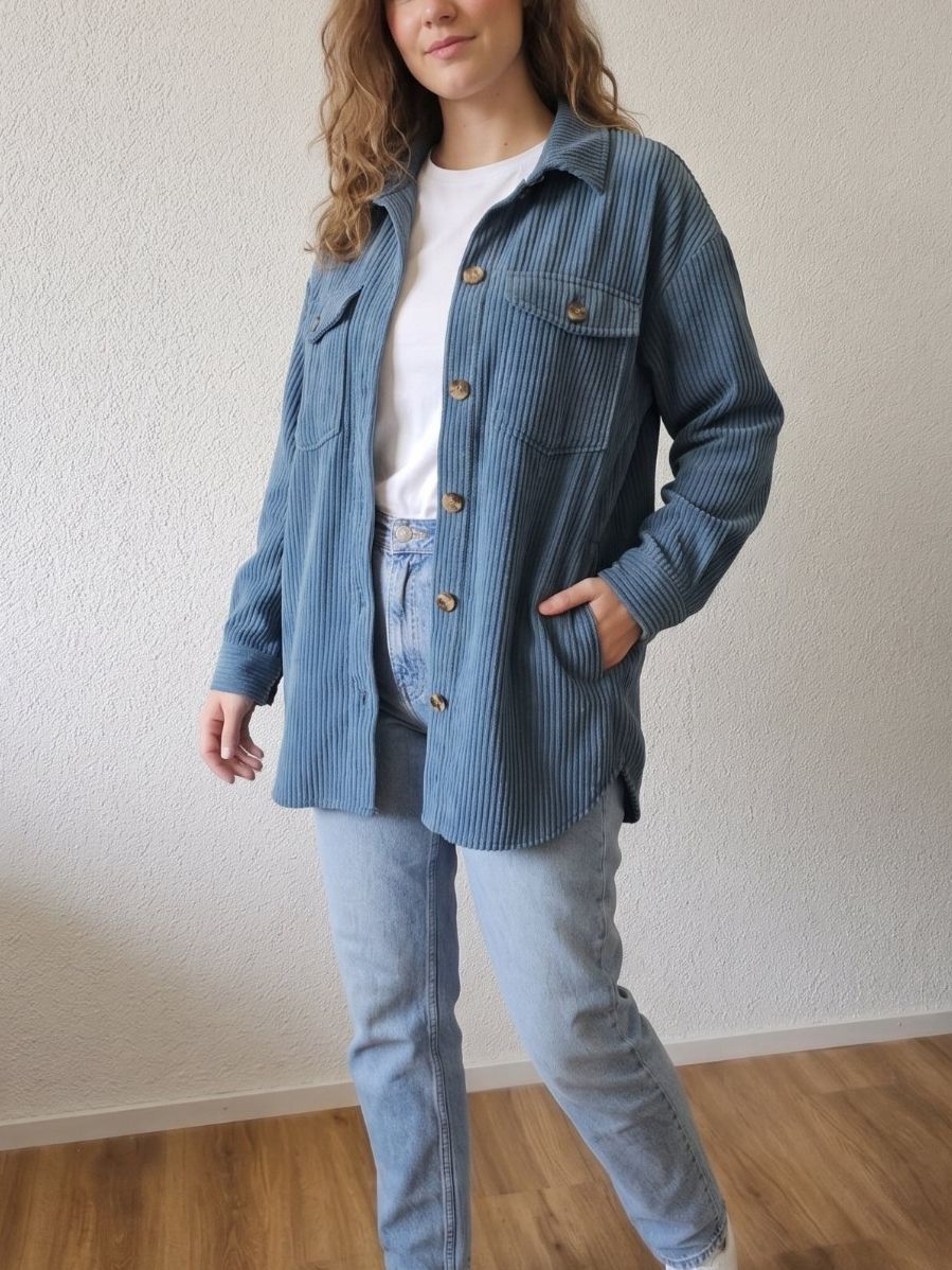 S.Oliver Jacken: s.Oliver Cordjacke Graublau Gr. S – Gebraucht aus Emmen von Tumanovr