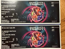 2 Tickets Swiss Darts Trophy 2026 Basel 9.10.2026 19:00