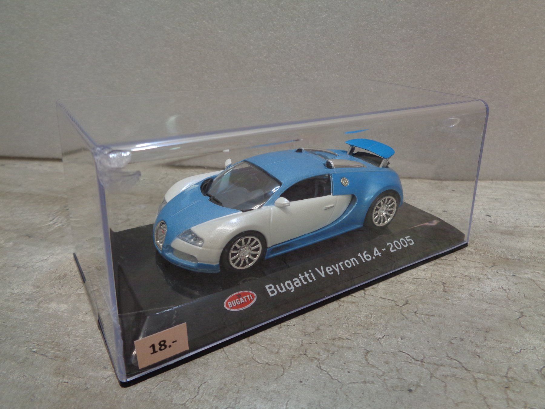 Bugatti Modellini d'auto: Altaya 1:43 Bugatti Veyron 16.4 2005 – Nuovo e nell'imballaggio originale da Reconvilier venduto da rallycar 4