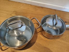WMF Topfset 2-teilig Edelstahl (Induktion) – Wie neu!