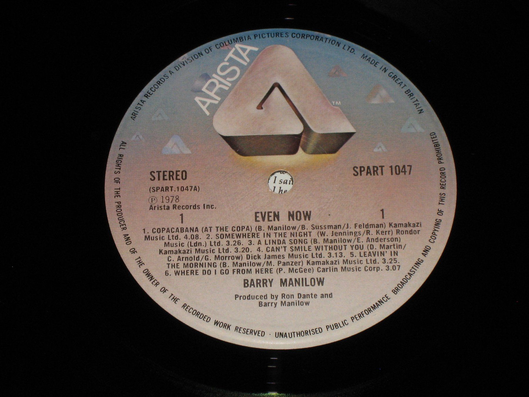 Vinyles: LP - BARRY MANILOW - EVEN NOW – D'occasion à Steckborn par Quo7 1