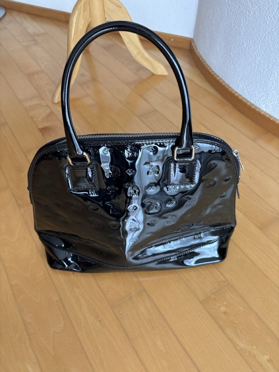Maison Mollerus Borse da donna: Maison Mollerus Tasche Lackleder schwarz – Usato da Embrach venduto da Dmoney 4