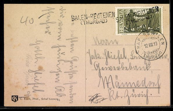Cartoline postali: Steckborn, Försterhaus, Restaurant Haid – Usato da Berlin venduto da bartko-reher 1