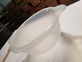 Abtropfsieb Kunststoff transparent