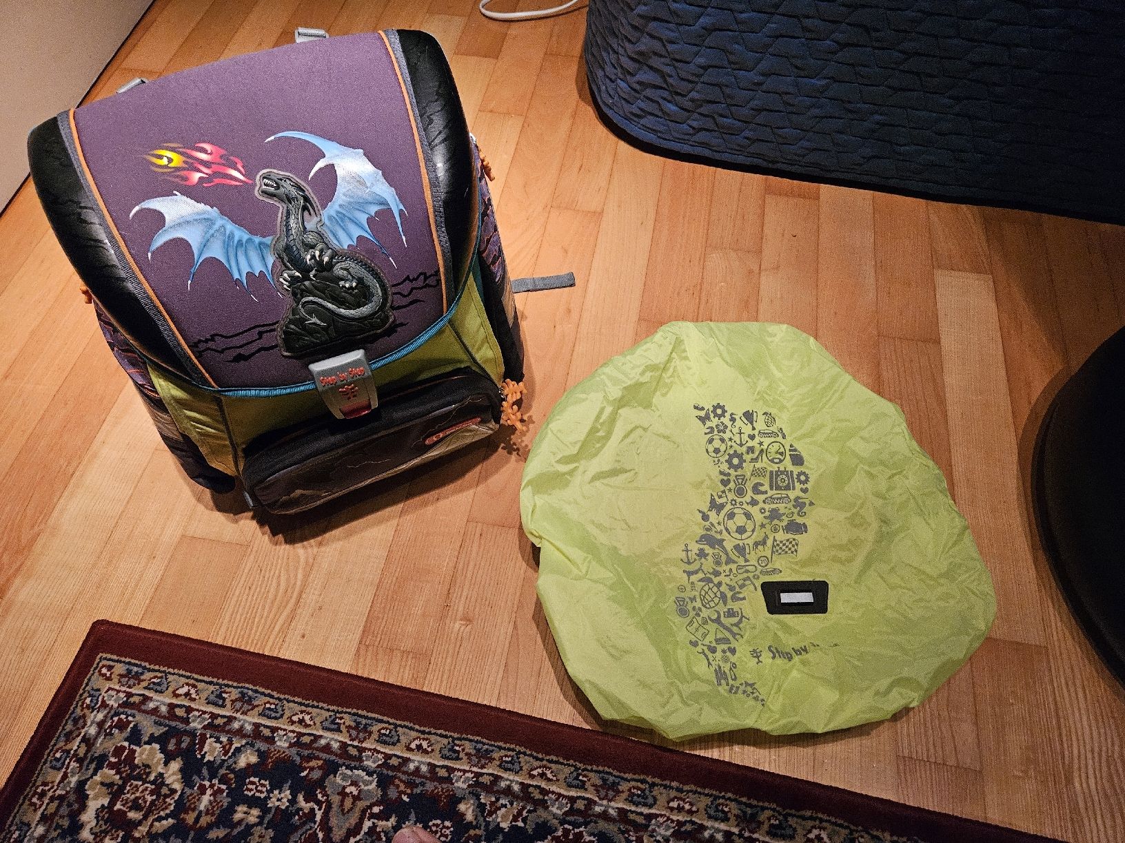 Borse & Zaini: Schultasche-Set "Touch2-Fire Drogan"4-tlg – Usato da Dietlikon venduto da metzgi82 1
