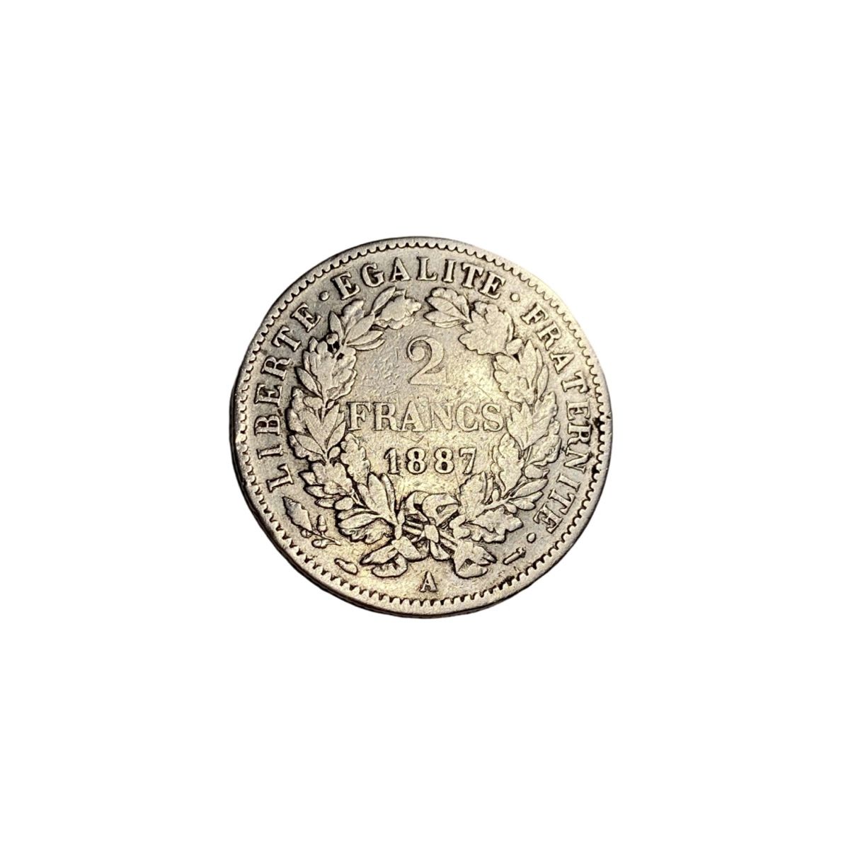 Tutti le monete: 2 francs Cérès 1887 A – Usato da Vuadens venduto da Numispot