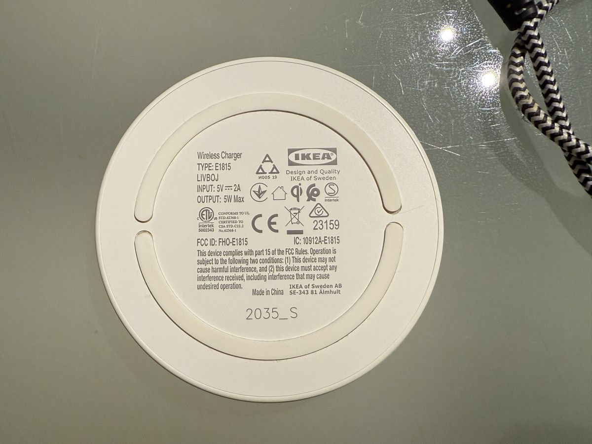 Ikea Ladegeräte: IKEA wireless phone charger – Gebraucht aus Cadenazzo von nick995 1