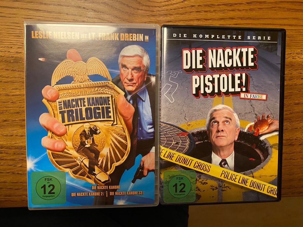Leslie Nielsen Nackte Pistole & Trilogie Nackte Kanone DVDs Kaufen
