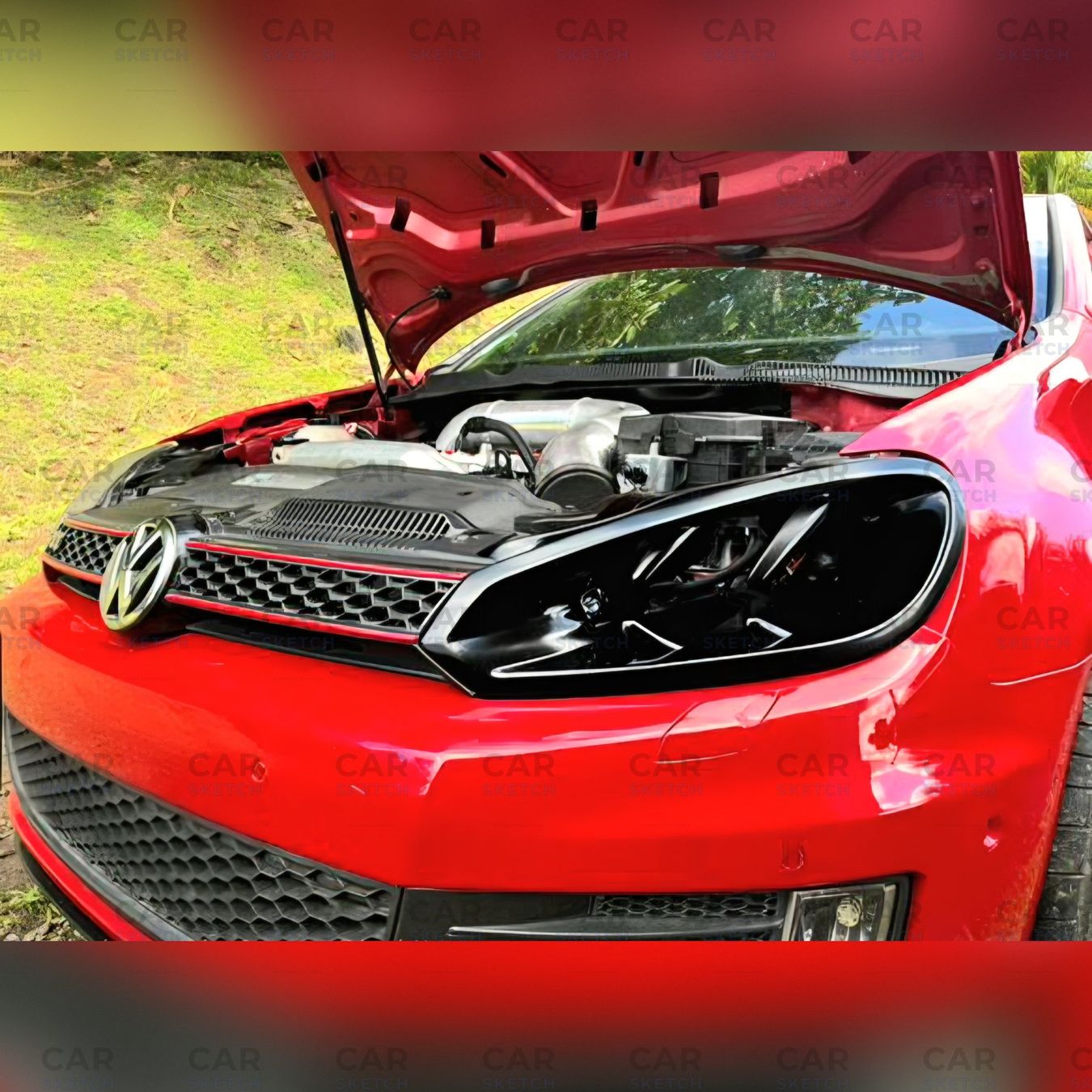 Phares: VW Golf MK6 Scheinwerfer-Lufteinlass mit LED – Neuf (Voir description) à Dietikon par CarSketch 4