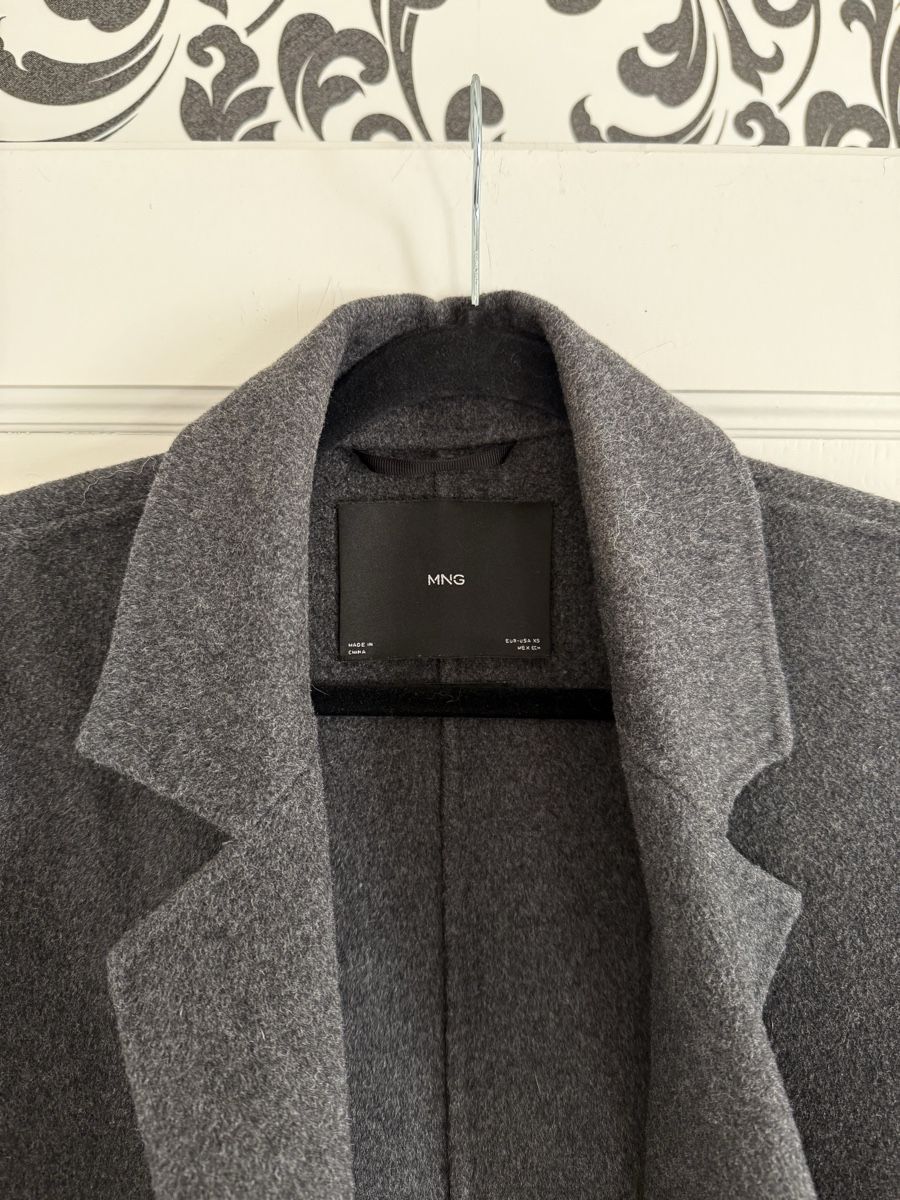 Mango Manteaux: Mango Wool Blend Belted Grey Coat – D'occasion à Corsier-sur-Vevey par Kristina.Nova 2