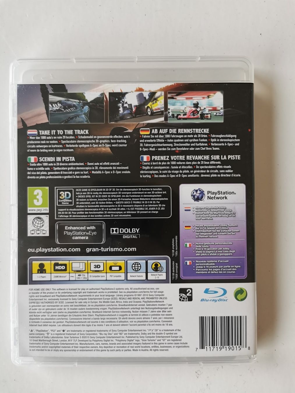 Giochi: Ps 3 - Gran Turismo 5 – Usato da Lenzburg venduto da eyworld 2