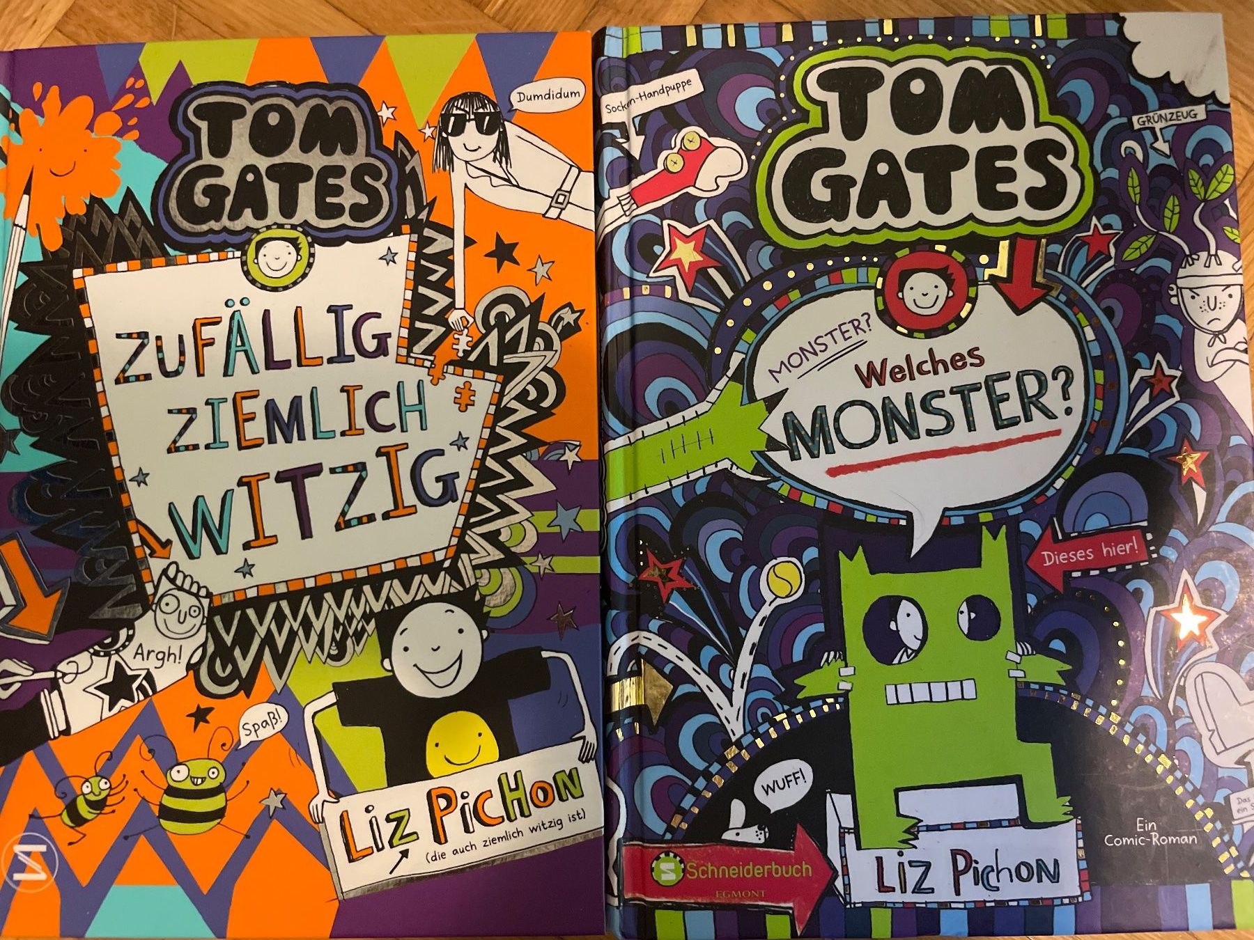 Fumetti: 2 Tom Gates Bücher – Usato da Solothurn venduto da 777kleeblatt777