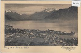 Vevey et la Dent du Midi - Charaux freres