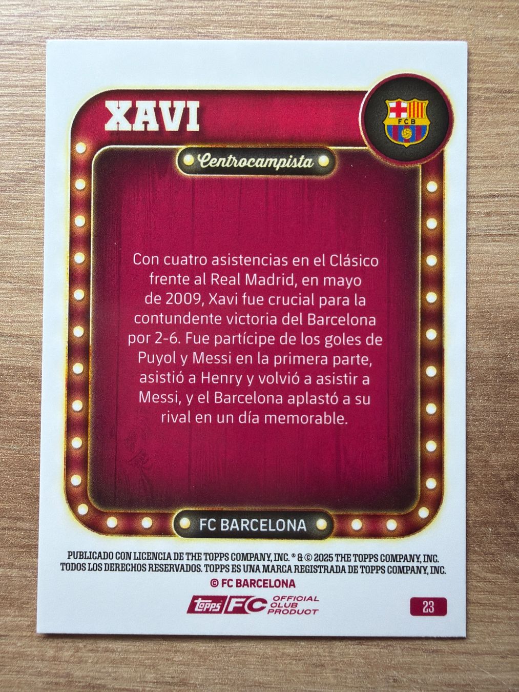 Topps Cartes à collectionner: Soccer Xavi Letter Topps team Set 2026 – D'occasion à Netstal par Clutch79Cardz 1