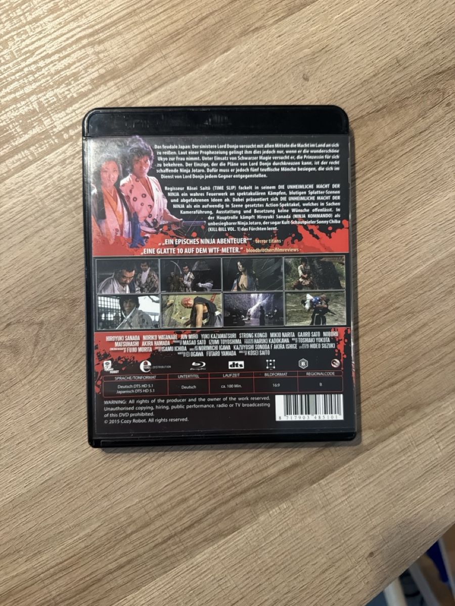 Tutti i DVDs: Die unheimliche Macht der Ninja (1982) BluRay – Usato da Hagendorn venduto da masterchieff 1