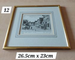Stich / Litho von PAUL WYSS ; WIL , OBERE VORSTADT UM 1907