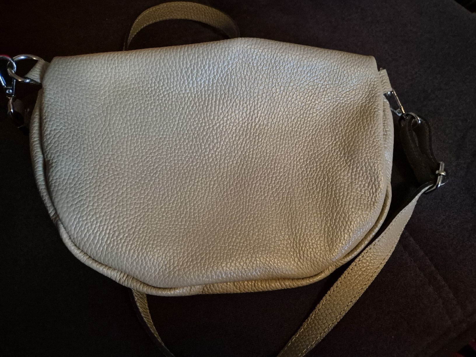 Borse da donna: Bauchtasche Leder Beige – Nuovo e nell'imballaggio originale da Dörflingen venduto da S.Huber02 3