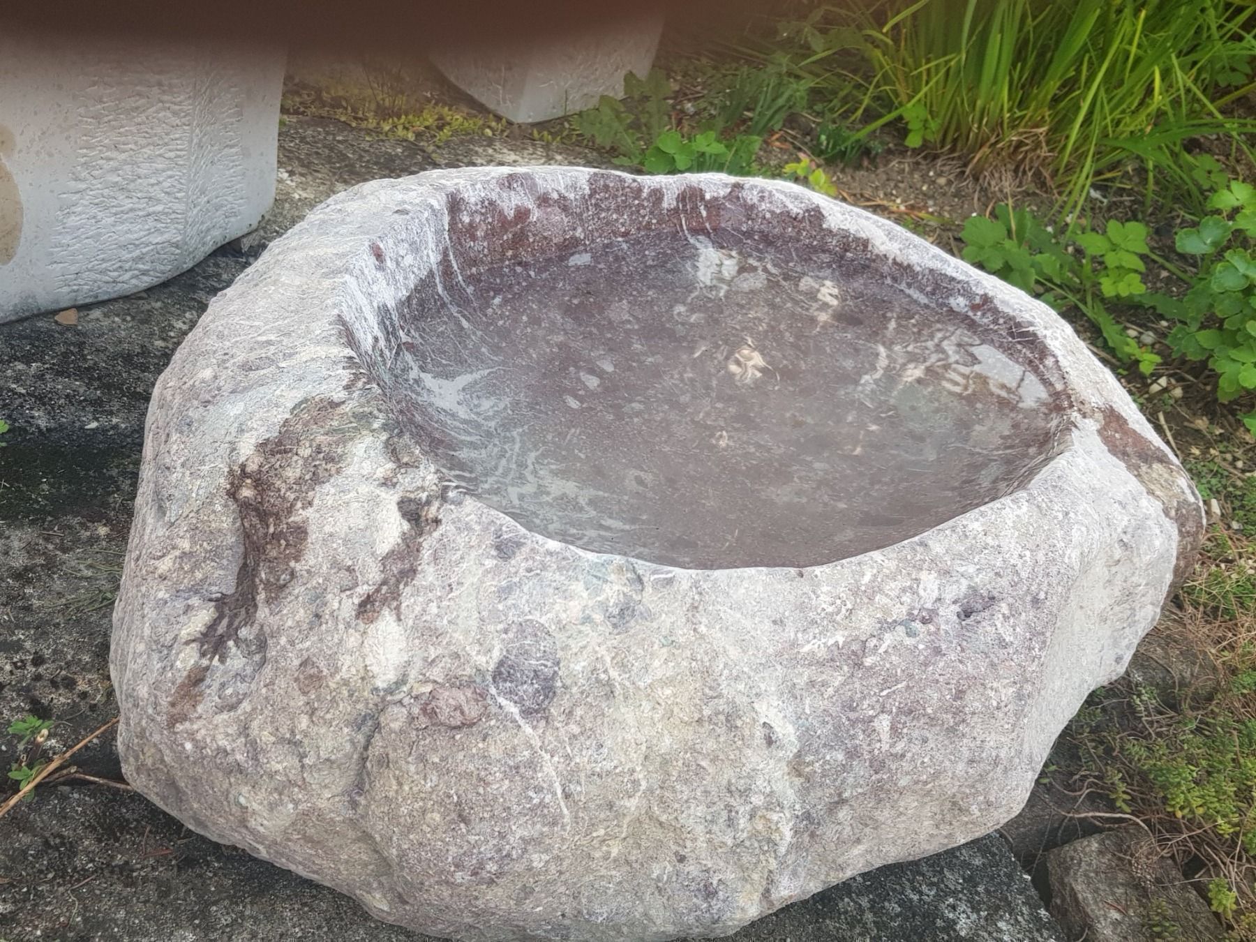Stagni & Fontane ornamentali: Kleiner Brunnen aus Flusskiesel – Nuovo (secondo la descrizione) da Ehrendingen venduto da Amigo5 1