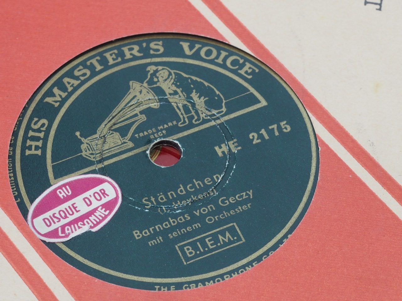 Schallplatten: DISQUES 78 TOURS – Gebraucht aus Lausanne von Leag 2