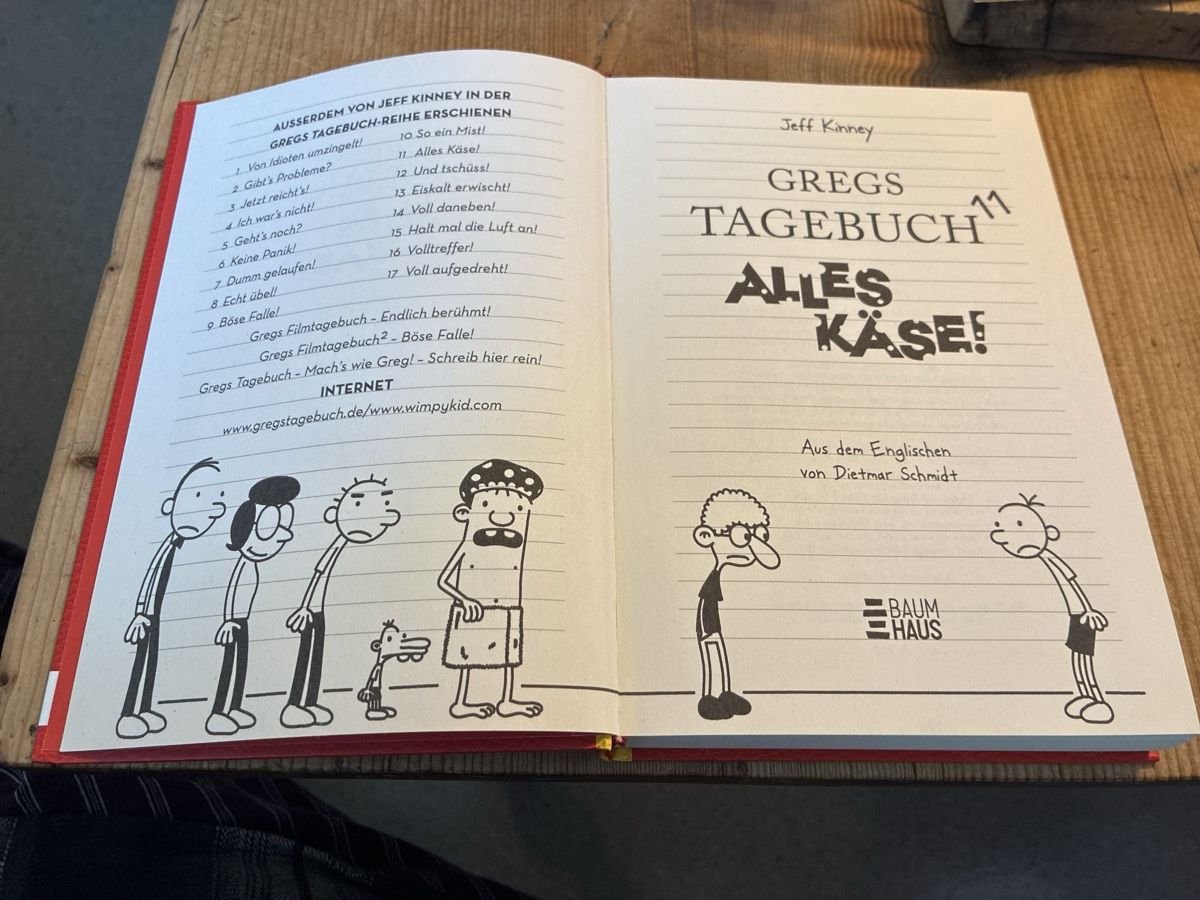 Bücher: Gregs Tagebuch 11 Hardcover – Gebraucht aus Luzern von Nunzi0 1