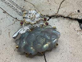 Wunderschönes Collier und Anhänger Sterlingsilber