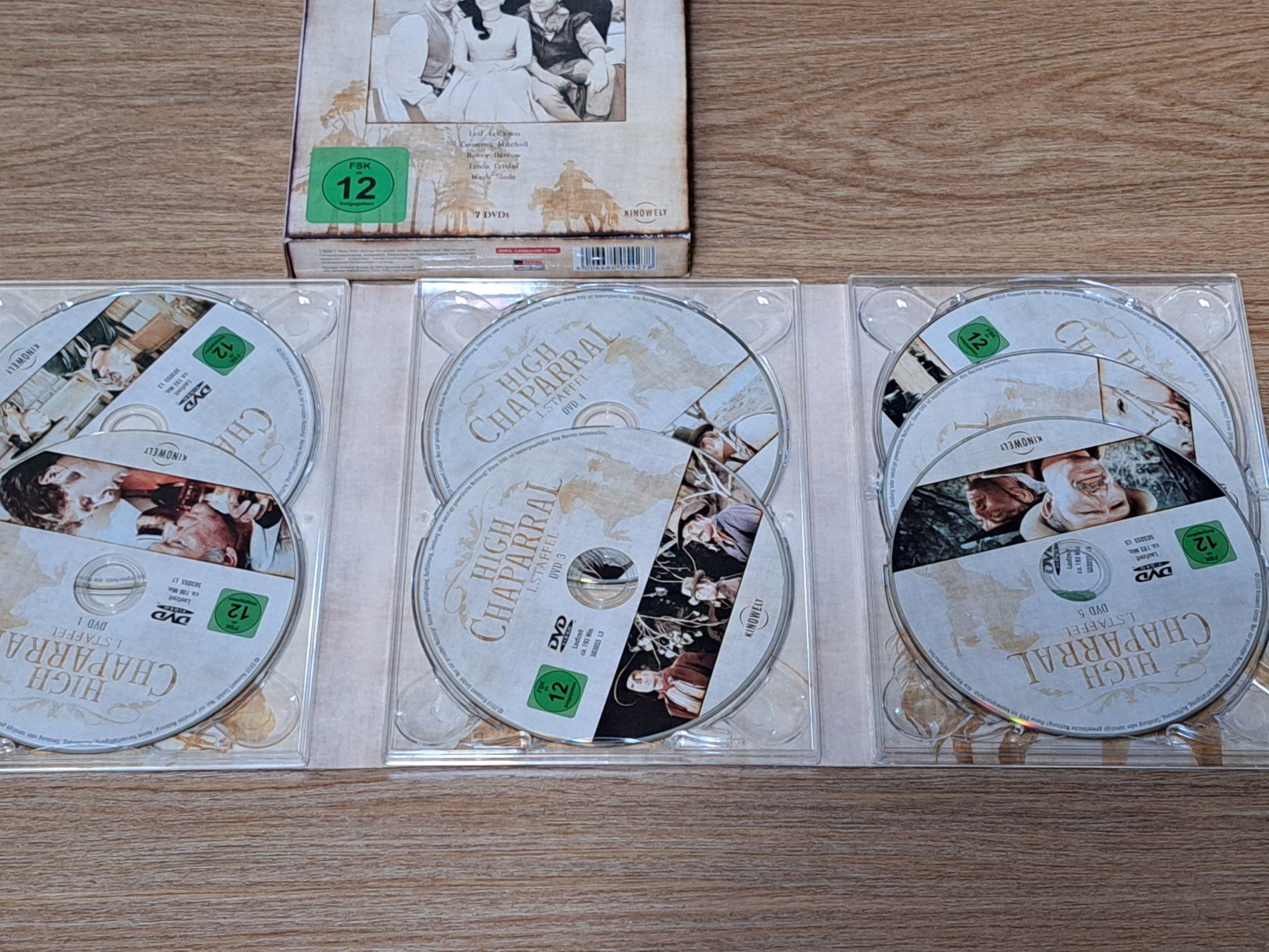 Tutti i DVDs: DVD High Chaparral, 1. Staffel mit 7 DVDs – Nuovo (secondo la descrizione) da Unterseen venduto da Kanica 6