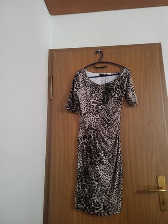 Marciano Guess Robe Imprimée Léopard Neuf Taille M Été
