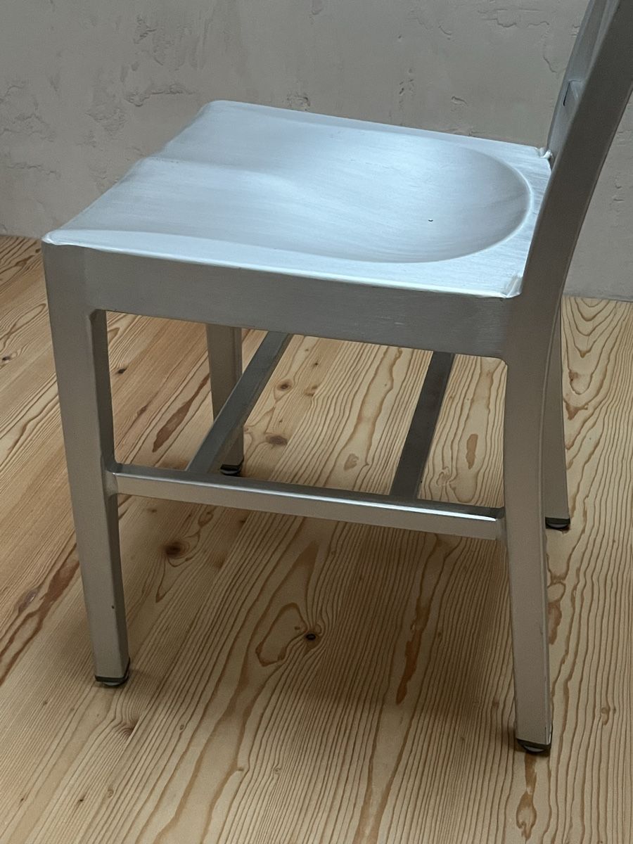 Sedie: Aluminium stuhl, Emeco style – Usato da La Chaux-de-Fonds venduto da mal_29gk 3
