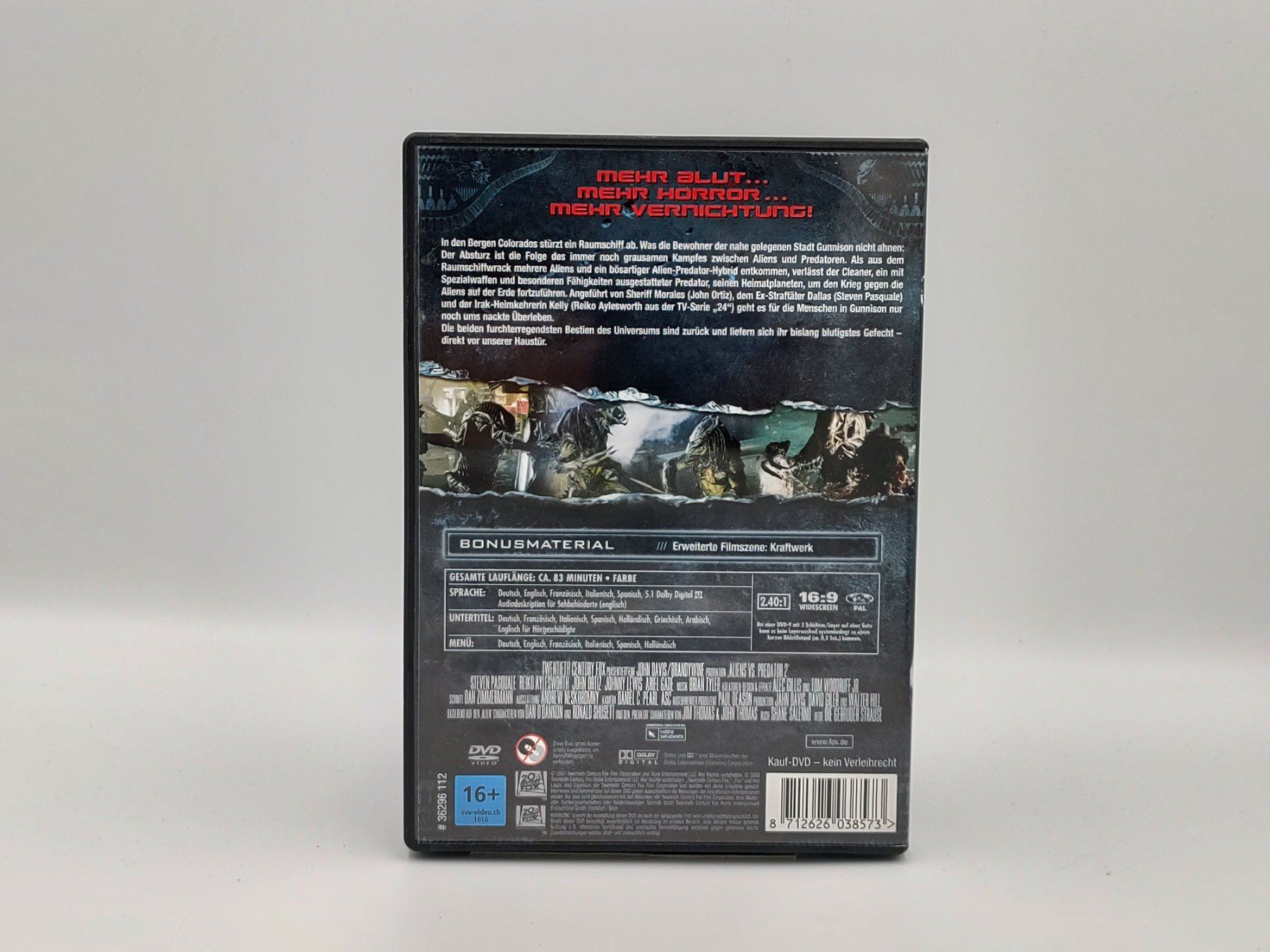 Alle DVDs: ALIENS VS. PREDATOR 2 - Versand A-Post nur CHF 2.50! – Gebraucht aus Siblingen von goodprice24 1