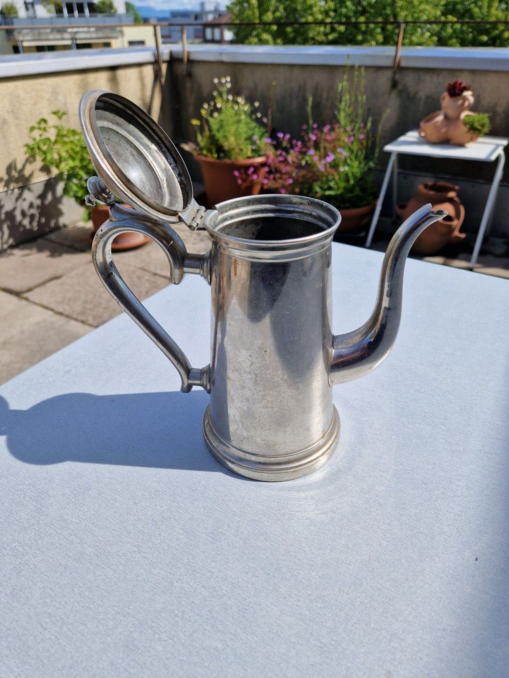 Teiere: vintage Tee- oder Kaffee-Kanne mit Deckel, 3/4 lt – Usato da Münchenbuchsee venduto da Aare22 4