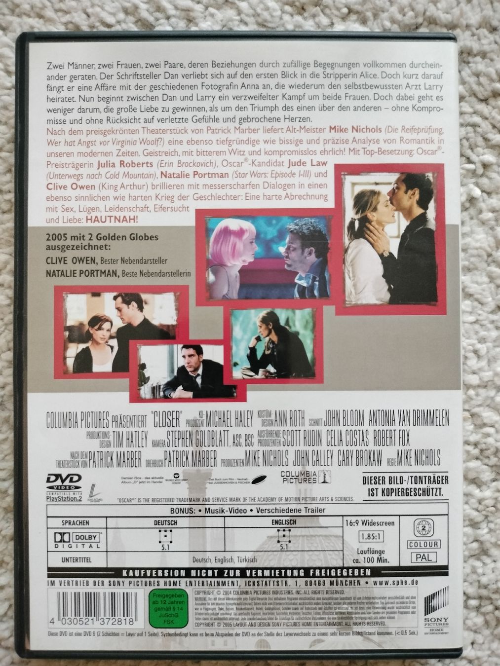 Tutti i DVDs: Hautnah - DVD  – Usato da Niederwangen BE venduto da Scoua 1