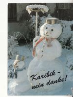 Humorkarte Karibik nein Danke 1999