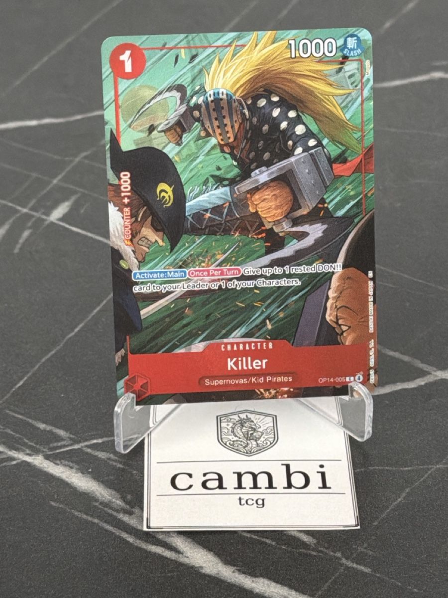 Bandai Carte collezionabili: One Piece OP14-005 Killer, Englisch – Nuovo (secondo la descrizione) da St. Gallen venduto da cambitcg