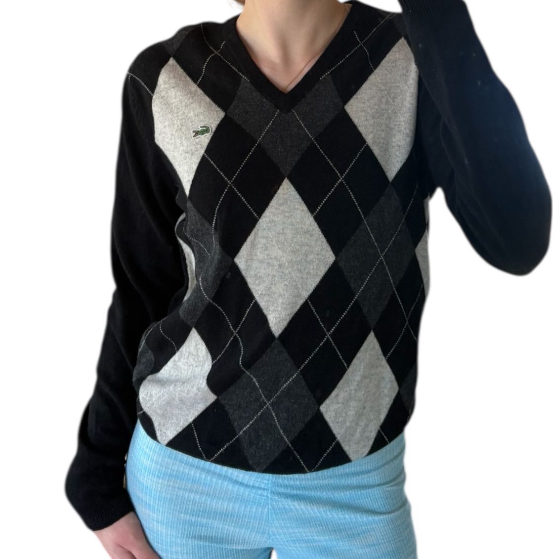 Lacoste Maglioni & Felpe: Lacoste Pullover, Argyle Muster, Grösse M, Top Zustand! – Nuovo (secondo la descrizione) da Langenthal venduto da hih_sfd7
