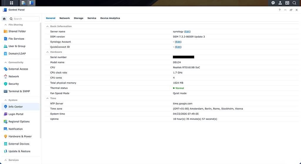Server: Synology DS124 + 2 TB SSD – Gebraucht aus Zug von tho_b78v 3