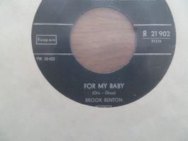 Brook Benton Single Schallplatte - Think Twice / For my Baby