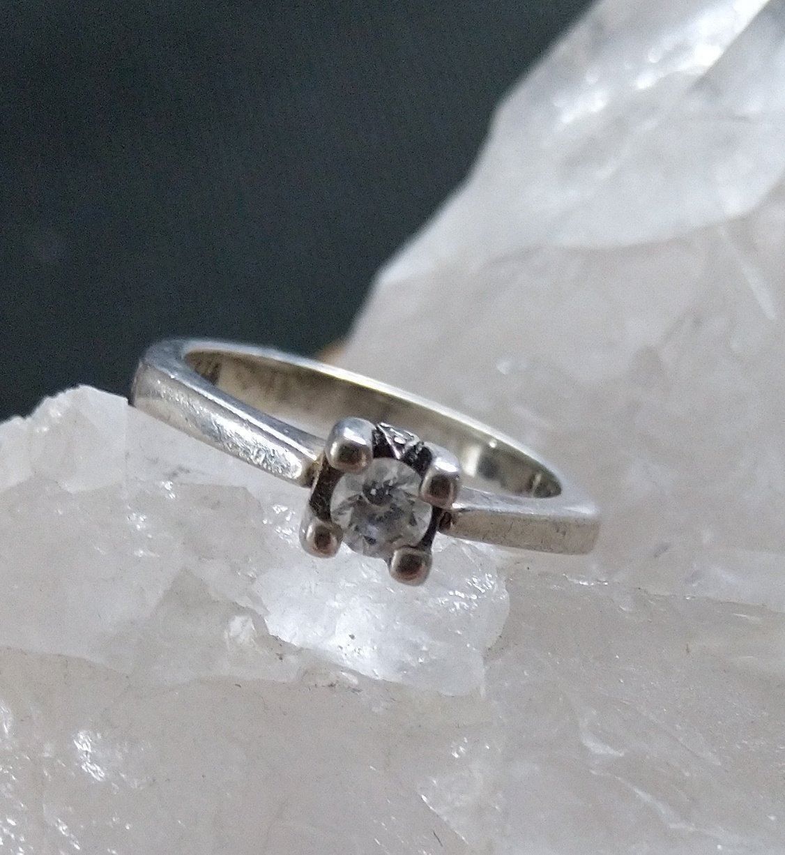 Anelli: SOLITÄR RING IN 925 SILBER – Usato da Romanshorn venduto da BoutiqueA 3