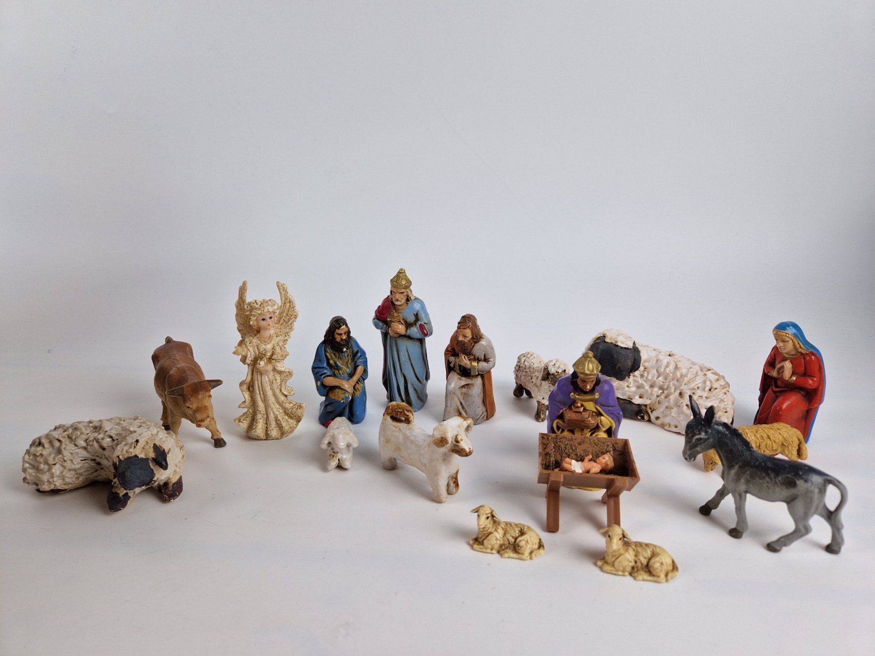 Tutte le decorazioni: Mini Weihnachtsfiguren (Krippe) – Usato da Muhen venduto da Restwert_Muhen
