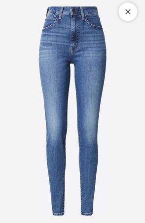 LEVI'S ® Skinny Jeans 'Retro High Skinny' in Blue Denim