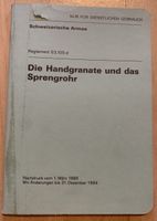 Reglement 53.105 d Die Handgranate und das Sprengrohr