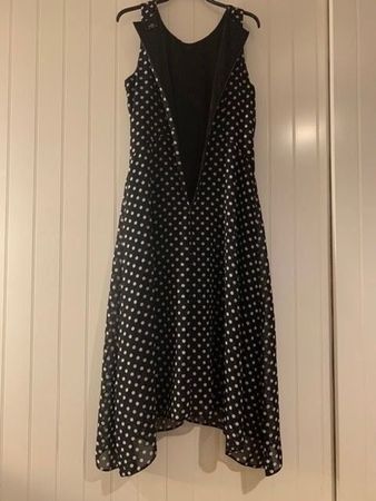 Robe t.38/40 marine à pois