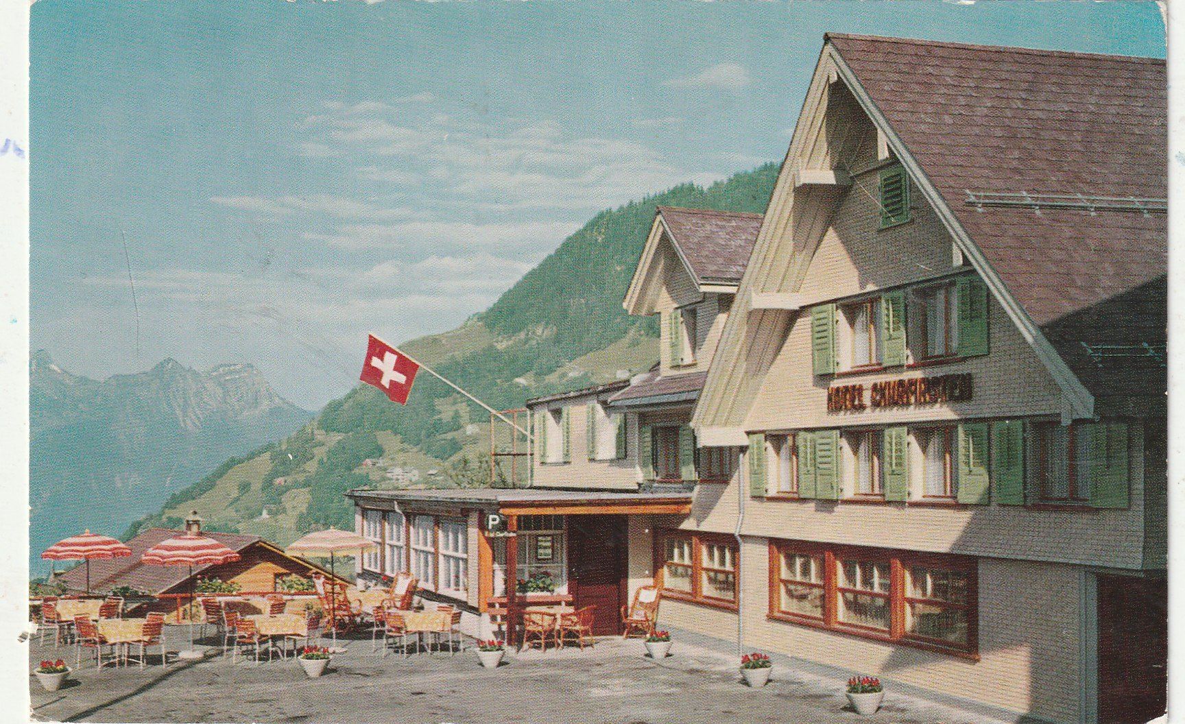 Cartoline postali: Hotel Churfirsten Amden – Usato da Lumbrein venduto da made02