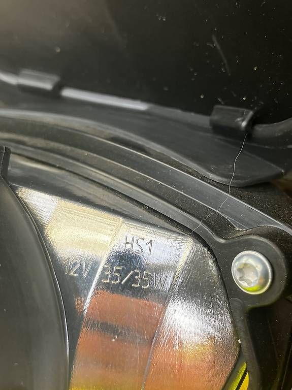 Fari: Halogen-Scheinwerfer Motorrad / Maske schwarz – Usato da Lengnau AG venduto da Silver_wing 2
