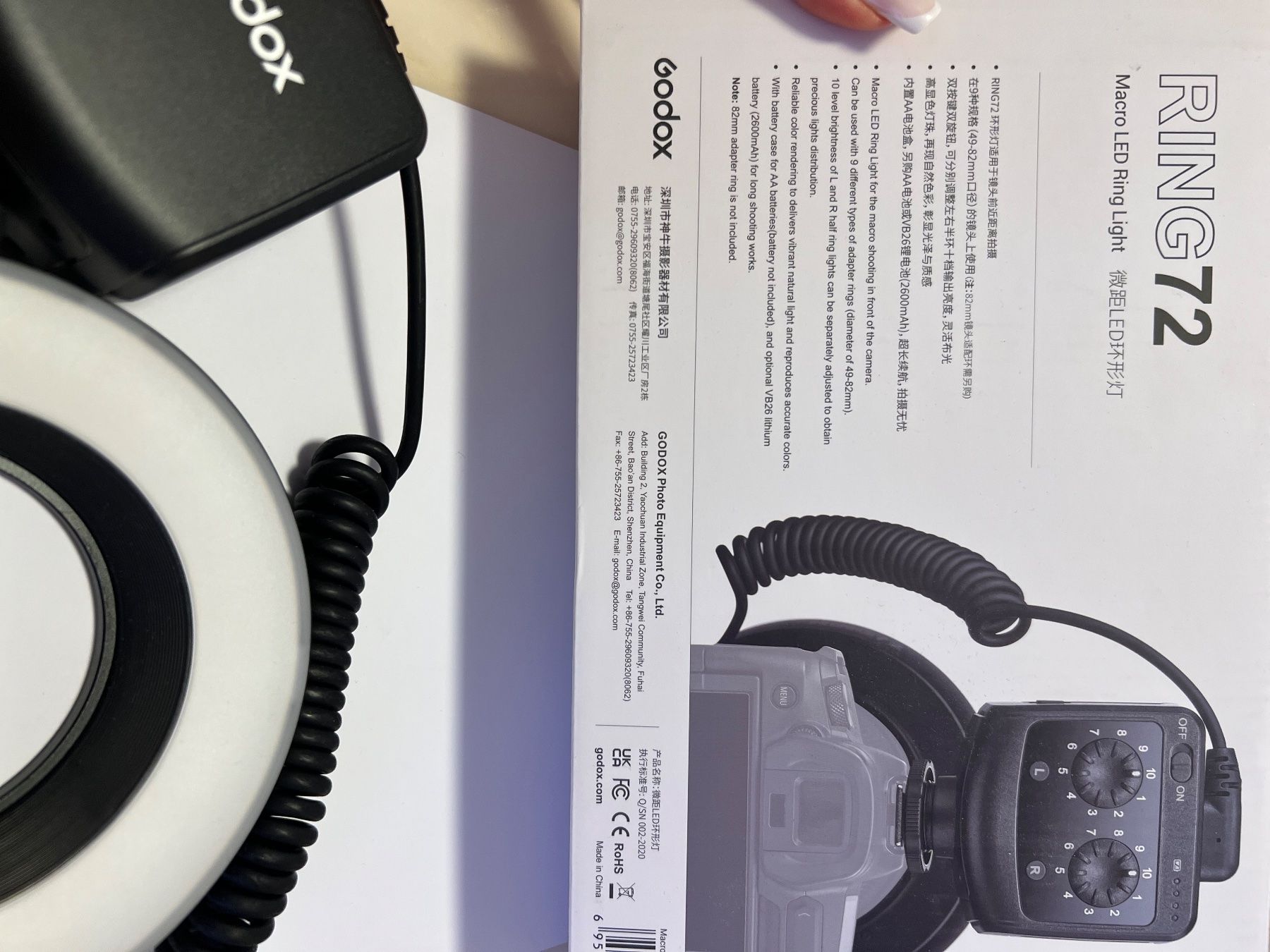 Godox Blitze: Godox Ring72 Ringlicht NEU – Neu (gemäss Beschreibung) aus Zürich von C.Bir 3