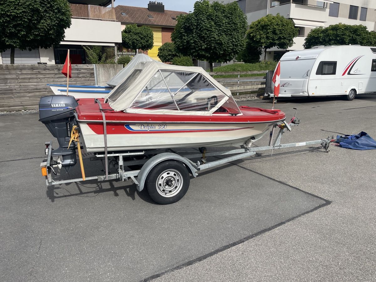 Boote: Motorboot mit 8PS und Anhänger  – Gebraucht aus Malters von cha_cy92 2